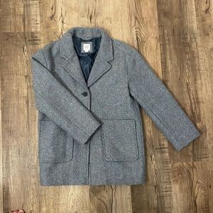 GAP Kids Herringbone Coat Size Large